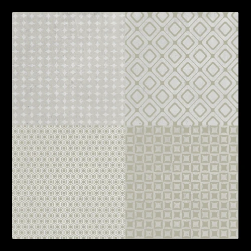 DecoHandy 30x30 cm Kendinden Yapışkanlı  Pvc Karo Mutfak Arası 4 Lü Karışık model  0,36m2 - 2