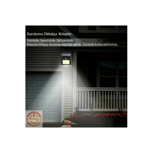 Hareket Sensörlü Solar 48 Led Bahçe Lambası - 3