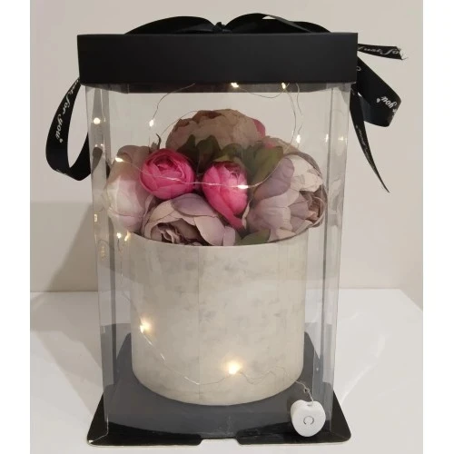 Led Işıklı Pembe Sevgililer Günü Hediyesi - 4