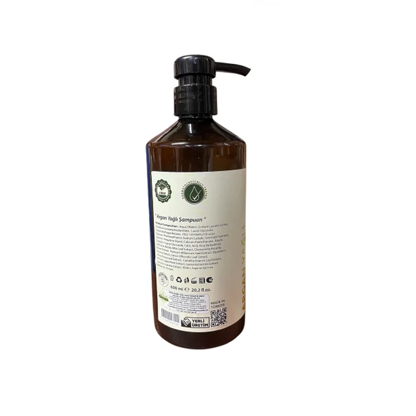 Argan Şampuan 600 ml, 1Adet, Dvd Lokman Aktar - 2