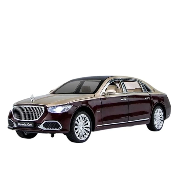Zhd-b2409 - Vardem  Çek Bırak Işıklı Ve Sesli Model Mb Metal Araba 1:24 - 2