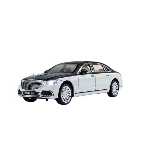 Zhd-b2409 - Vardem  Çek Bırak Işıklı Ve Sesli Model Mb Metal Araba 1:24