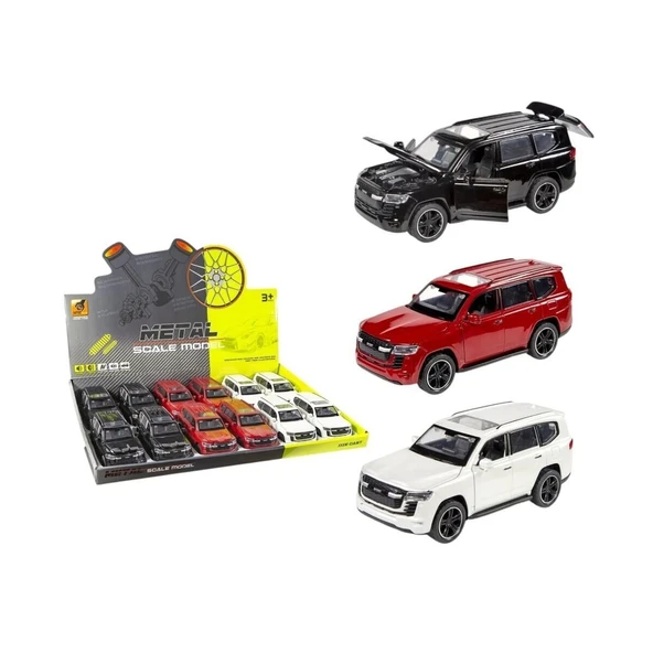 Km-3261d Vardem Çek Bırak 1:32 Işıklı Ve Sesli Metal Land Jeep - 4