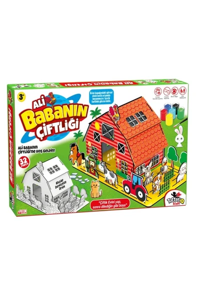 Totteriq Ahşap Boyama Ali Babanın Çiftliği 8202