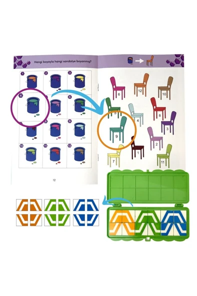 Redka Görsel Ve İşitsel Dikkat Seti 6 Yaş RD8674 - 2