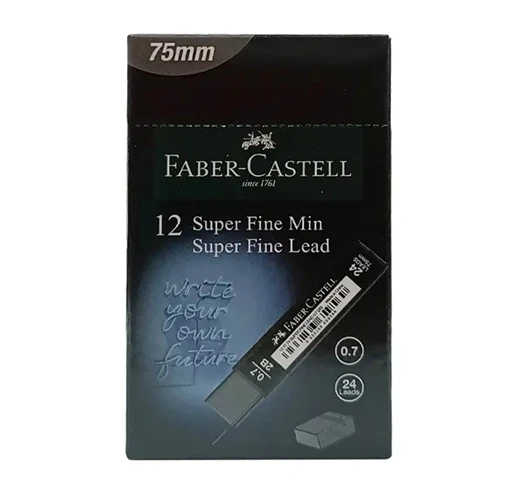 Faber Castell Min 0.7 Uç 24Lü 2B Black Kalem Ucu - 4 adet ürün görseli 1