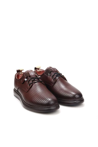 Papuçcity Bms 03206 Erkek Deri Günlük Yazlık Delikli Ayakkabı - Resim 7