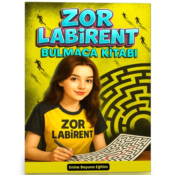 Zor Labirent Bulmaca Kitabı (70 Süper Labirent) ürün görseli 1