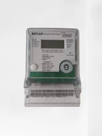BAYLAN Dijital Trifaze Elektrik Sayacı 3x10(100)A Üç Fazlı Sanayi Dijital Sayaç