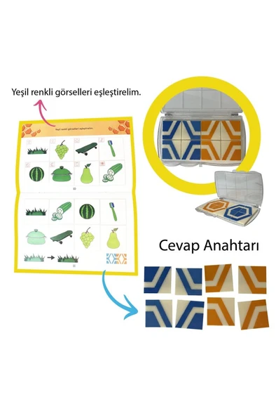 Redka Görsel Ve İşitsel Dikkat Seti 2 Yaş RD8670 - 3