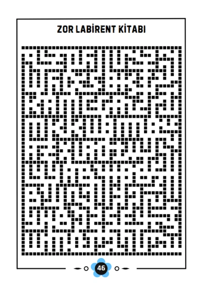Zor Labirent Bulmaca Kitabı (70 Süper Labirent) - Resim 4