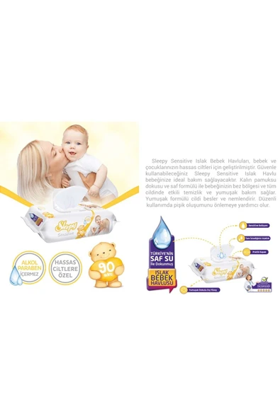 Sleepy Sensitive x5 & Zeytinyağlı x5 (10x90) 900 yaprak - Resim 4