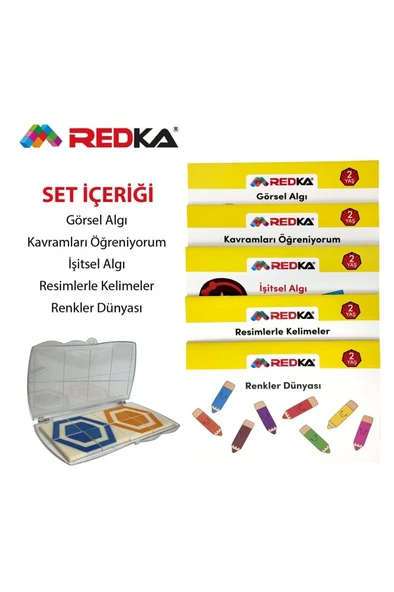 Redka Görsel Ve İşitsel Dikkat Seti 2 Yaş RD8670 - 2