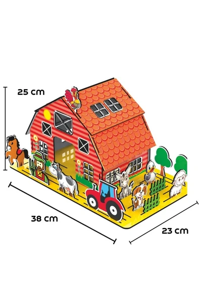 Totteriq Ahşap Boyama Ali Babanın Çiftliği 8202 - 4