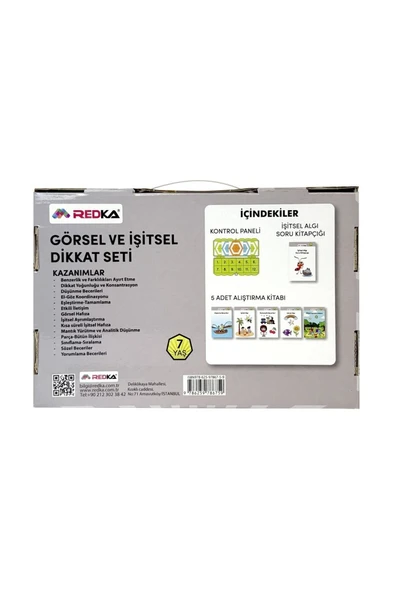 Redka Görsel Ve İşitsel Dikkat Seti 7 Yaş RD8675 - 3