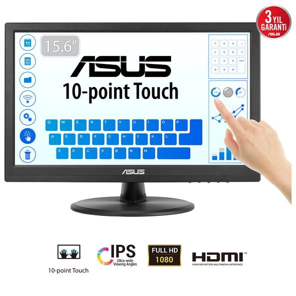 ASUS VT169HE TOUCH MONITOR - 16 INCH
