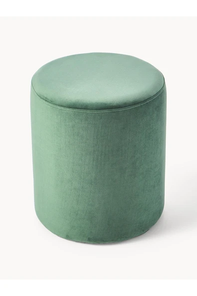 Mobilya Stant Most Ekol Puf 15 Yeşil Kadife Kumaş (Evinize Teslim) ürün görseli 1