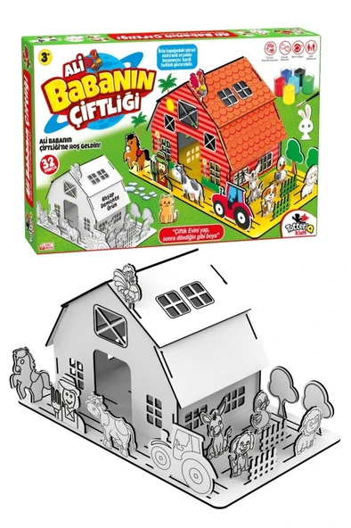 Totteriq Ahşap Boyama Ali Babanın Çiftliği 8202 - 3