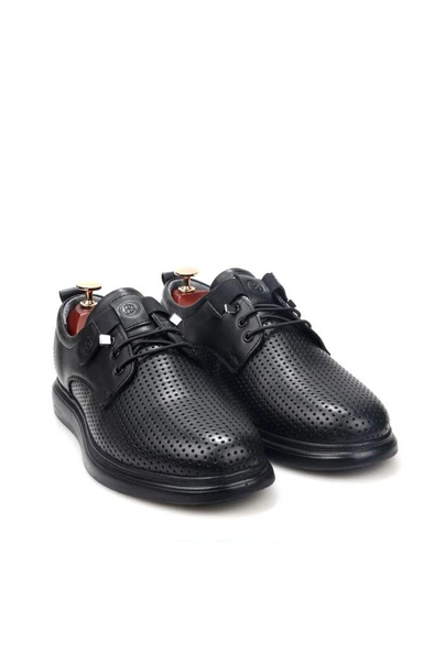 Papuçcity Bms 03206 Erkek Deri Günlük Yazlık Delikli Ayakkabı - Resim 2