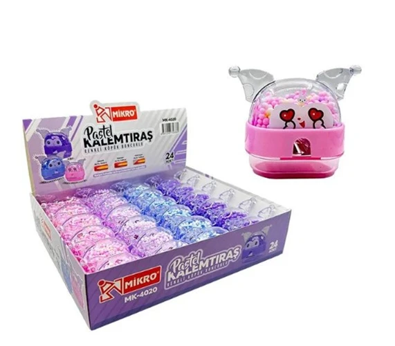Pastel Kalemtraş Köpük Boncuklu Bat Cat Mk-4020 - 2 adet - 1