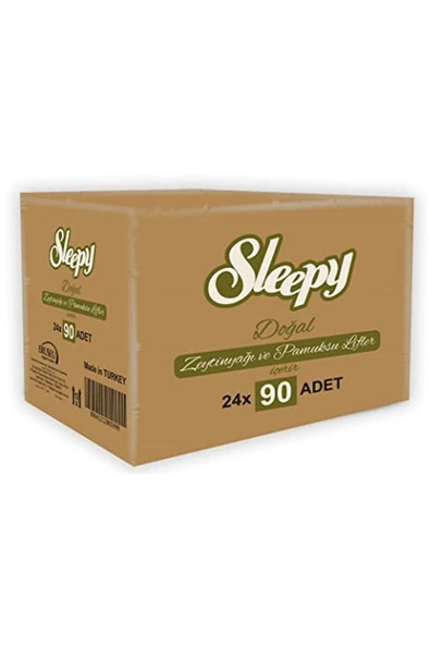 Sleepy Zeytinyağlı Islak Havlu 24x90 Lı ürün görseli