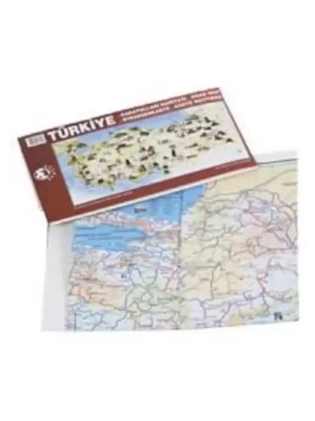 Panda 118X56 Renkli Türkiye Haritası Pan792