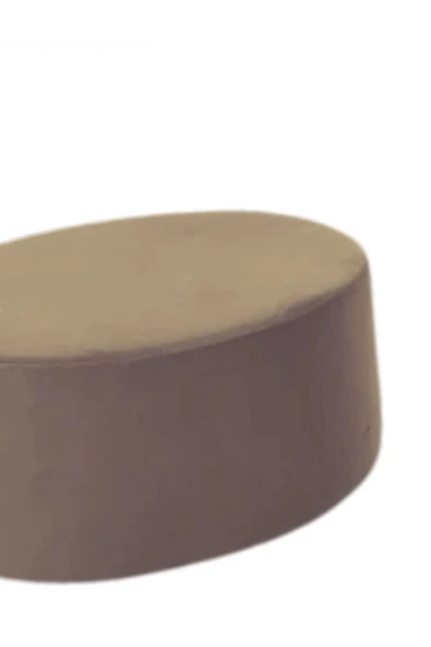 Mobilya Stant Most Ekol Yuvarlak Sandıklı Orta Sehpa 08 Kahverengi Kadife Kumaş (Evinize Teslim) - Resim 2