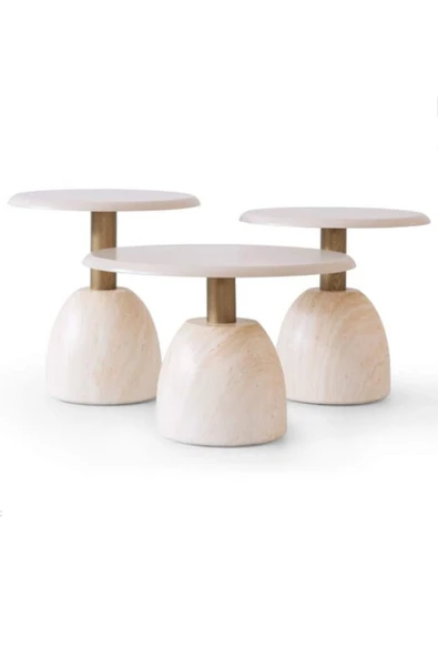 Mobilya Stant Most Lucerna 3'lü Zigon Sehpa %100 Ahşap (Evinize Teslim) ürün görseli