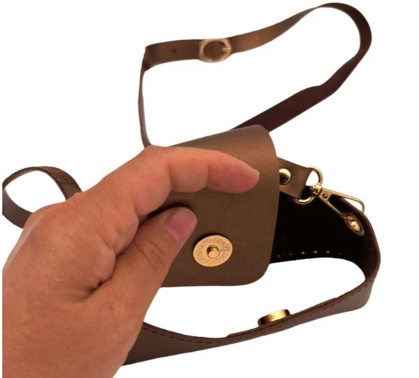 Çanta Aksesuar Kapsül Model Bakır Renk Çanta Yapım Seti Light Gold  Metalli - Resim 2