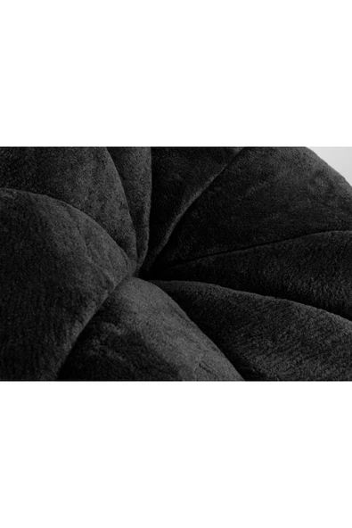 Mobilya Stant Most Line Berjer İthal Siyah Teddy Kumaş (Evinize Teslim) - Resim 3
