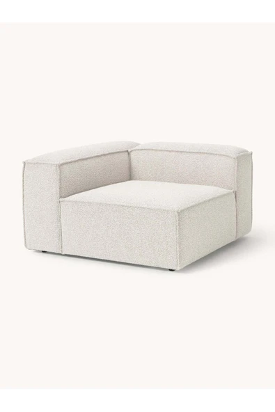 Mobilya Stant Most Mollis Köşe Modül Berjer Silinebilir 01 Lüks Bukle Beyaz Kumaş Yumuşak Sünger (EVİNİZE TESLİM) - Resim 3