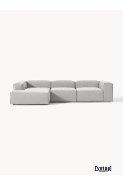 Mobilya Stant Most Mollis Plus 3 Modül Sol Köşe Koltuk 32 Gri Keten Kumaş Yumuşak Sünger(Evinize Teslim) ürün görseli