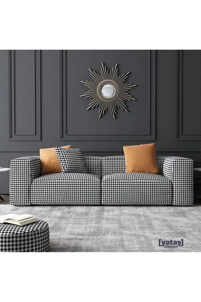 Mobilya Stant Most Mollis 2 Modül Kanepe Koltuk Kazayağı Örme Kumaş Yumuşak Sünger (Evinize Teslim) ürün görseli