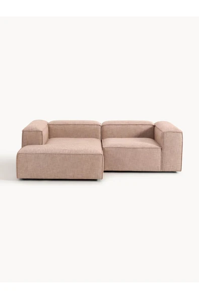 Mobilya Stant Most Mollis Plus Sol Köşe 2 Modül Köşe Koltuk 09 Bej Keten Kumaş Yumuşak Sünger(EVİNİZE TESLİM) - Resim 4