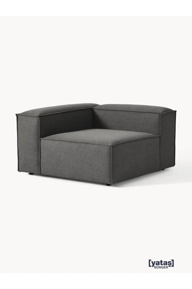 Mobilya Stant Most Mollis Köşe Modül Berjer 41 Koyu Antrasit Keten Kumaş Yumuşak Sünger(EVİNİZE TESLİM) ürün görseli