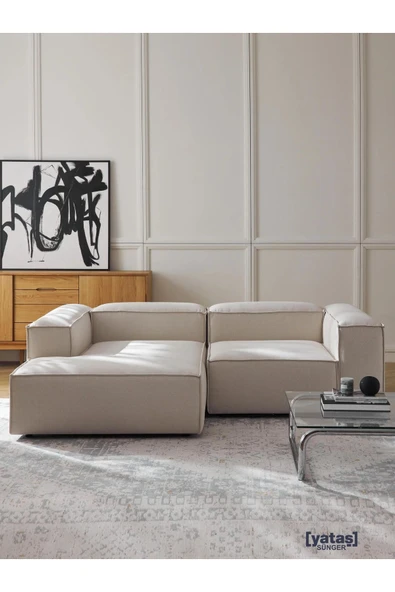 Mobilya Stant Most Mollis Plus Sol Köşe 2 Modül Köşe 01 Kırık Beyaz Keten Kumaş Yumuşak Sünger(EVİNİZE TESLİM) ürün görseli