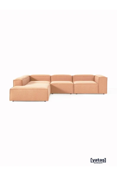 Mobilya Stant Most Mollis Pro 4 Modül Sol Köşe Koltuk Takımı Kiremit Keten Kumaş Yumuşak Sünger(Evinize Teslim) ürün görseli
