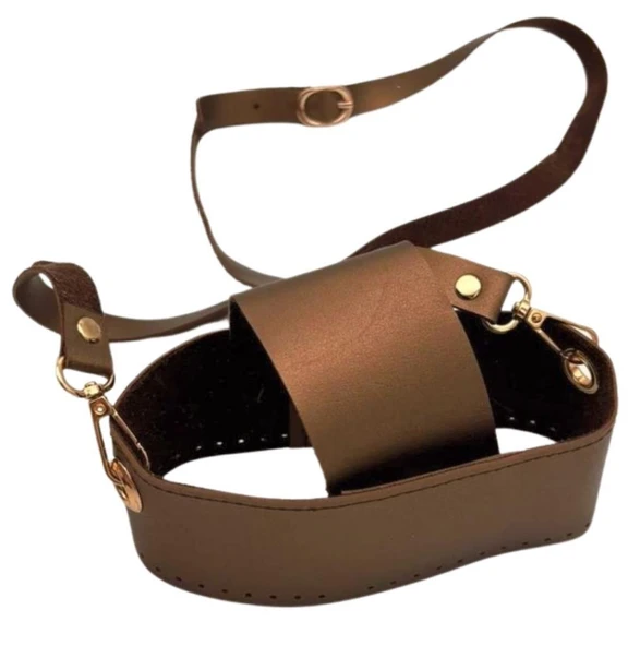 Çanta Aksesuar Kapsül Model Bakır Renk Çanta Yapım Seti Light Gold  Metalli - Resim 4