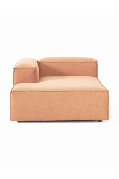 Mobilya Stant Most Mollis Plus Sol Köşe Dinlenme Kiremit Keten Kumaş Yumuşak Sünger - Resim 6