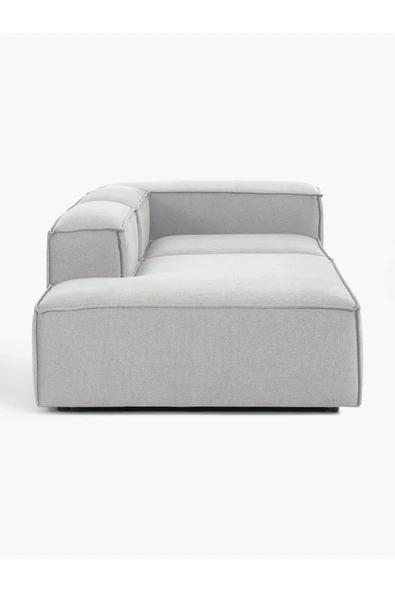 Mobilya Stant Most Mollis Pro 2 Modül Sol Kanepe 32 Gri Keten Yumuşak Sünger(Evinize Teslim) - Resim 3