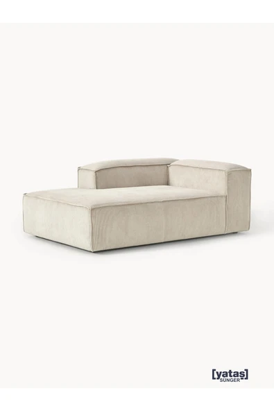 Mobilya Stant Most Mollis Plus Sol Köşe Dinlenme Fitilli Kırık Beyaz Kadife Kumaş Yumuşak Sünger(EVİNİZE TESLİM) ürün görseli