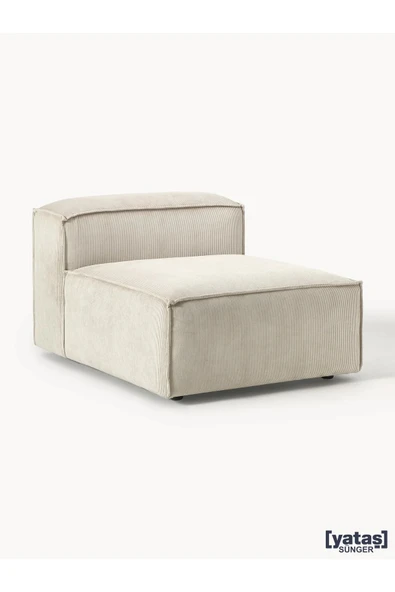 Mobilya Stant Most Mollis Orta Modül Silinebilir Kırık Beyaz Fitilli Kadife Kumaş Yumuşak Sünger (Evinize Teslim) ürün görseli