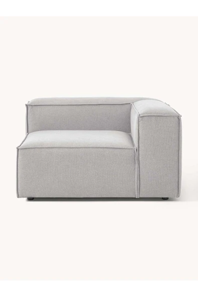 Mobilya Stant Most Mollis Köşe Modül Berjer Silinebilir 32 Gri Keten Kumaş Yumuşak Sünger (EVİNİZE TESLİM) - Resim 3