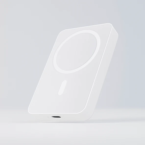 ScHitec Taşınabilir Magsafe Özellikli 10000mAh Powerbank Beyaz YK-P950