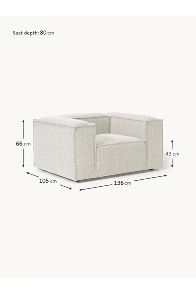 Mobilya Stant Most Mollis Berjer Silinebilir 01 Lüks Bukle Beyaz Kumaş Yumuşak Sünger (Evinize Teslim) - Resim 4