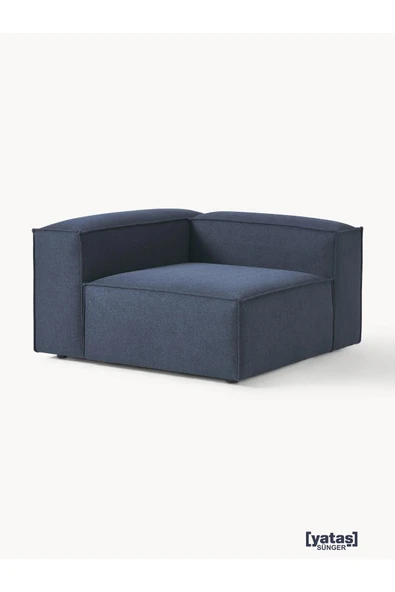Mobilya Stant Most Mollis Köşe Modül Berjer Silinebilir Lacivert Keten Kumaş Yumuşak Sünger (EVİNİZE TESLİM) ürün görseli