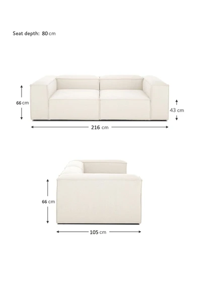Mobilya Stant Most Mollis 3 Modül Köşe Koltuk Keten Kumaş Yumuşak Sünger (Evinize Teslim) - Resim 3
