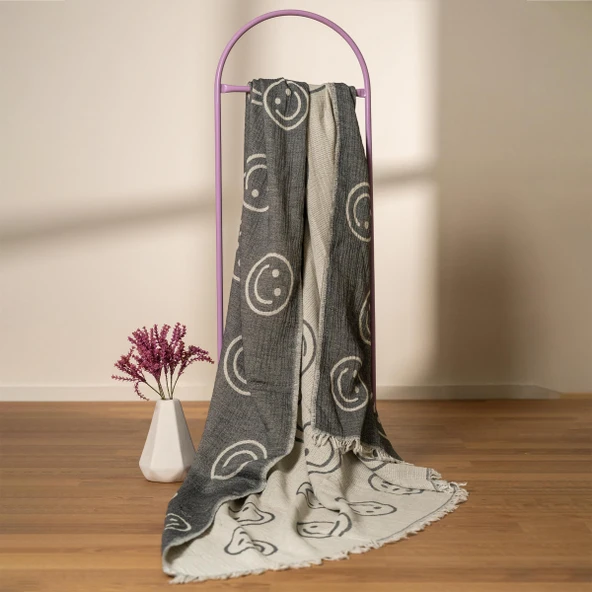 Soley | Mutlu | Pamuklu Çok Amaçlı Yatak Örtüsü - 3