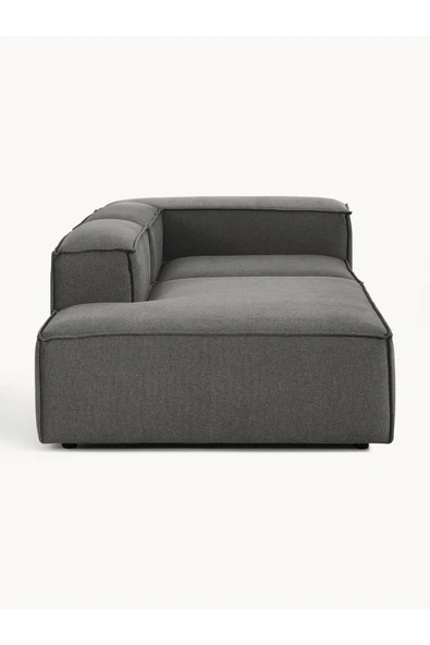 Mobilya Stant Most Mollis Pro 2 Modül Sol Kanepe 41 Koyu Antrasit Keten Yumuşak Sünger(Evinize Teslim) - Resim 4
