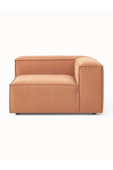 Mobilya Stant Most Mollis Köşe Modül Berjer Silinebilir Kiremit Keten Kumaş Yumuşak Sünger (EVİNİZE TESLİM) - Resim 5